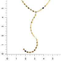 14K Yellow Gold Round Mirror Chain