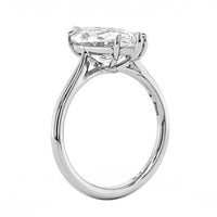 Platinum Solitaire Marquise Diamond Engagement Ring