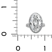 Platinum Oval Diamond Halo Engagement Ring
