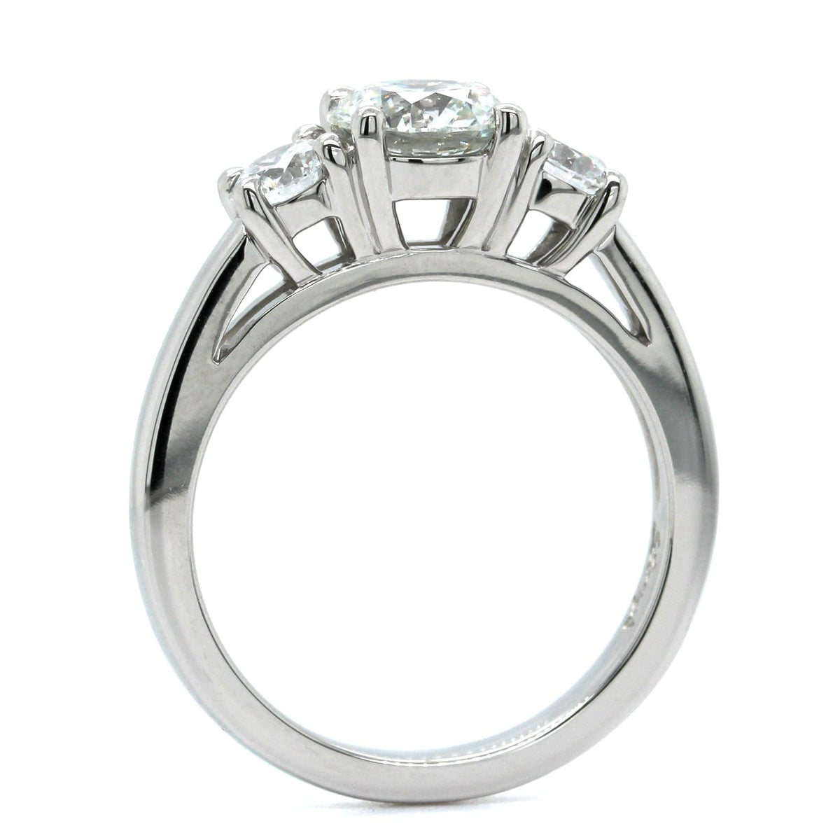 Platinum 3 Stone Diamond Engagement Ring