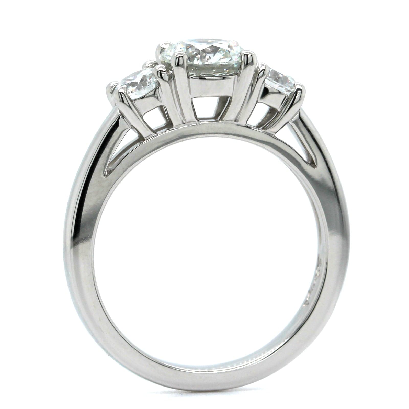 Platinum 3 Stone Diamond Engagement Ring