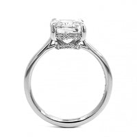 Platinum Radiant Cut Diamond Engagement Ring