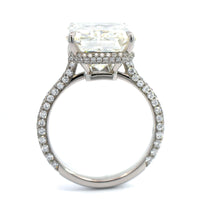 Platinum Radiant Cut Diamond Engagement Ring
