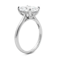 18K White Gold Radiant Cut Diamond Ring