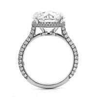 Platinum Round Diamond Solitaire Engagement Ring