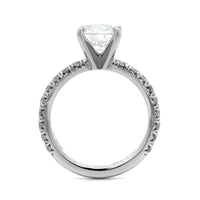 Platinum Round Diamond Engagement Ring