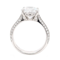 Platinum Round Diamond Engagement Ring