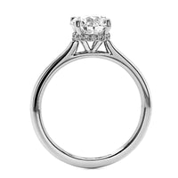 Platinum Round Diamond Solitaire Engagement Ring