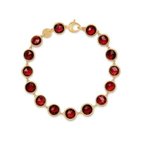 Marco Bicego 18K Yellow Gold Jaipur Garnet Bracelet