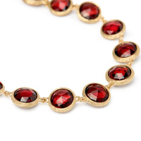 Marco Bicego 18K Yellow Gold Jaipur Garnet Bracelet