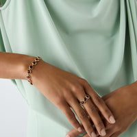 Marco Bicego 18K Yellow Gold Jaipur Garnet Bracelet