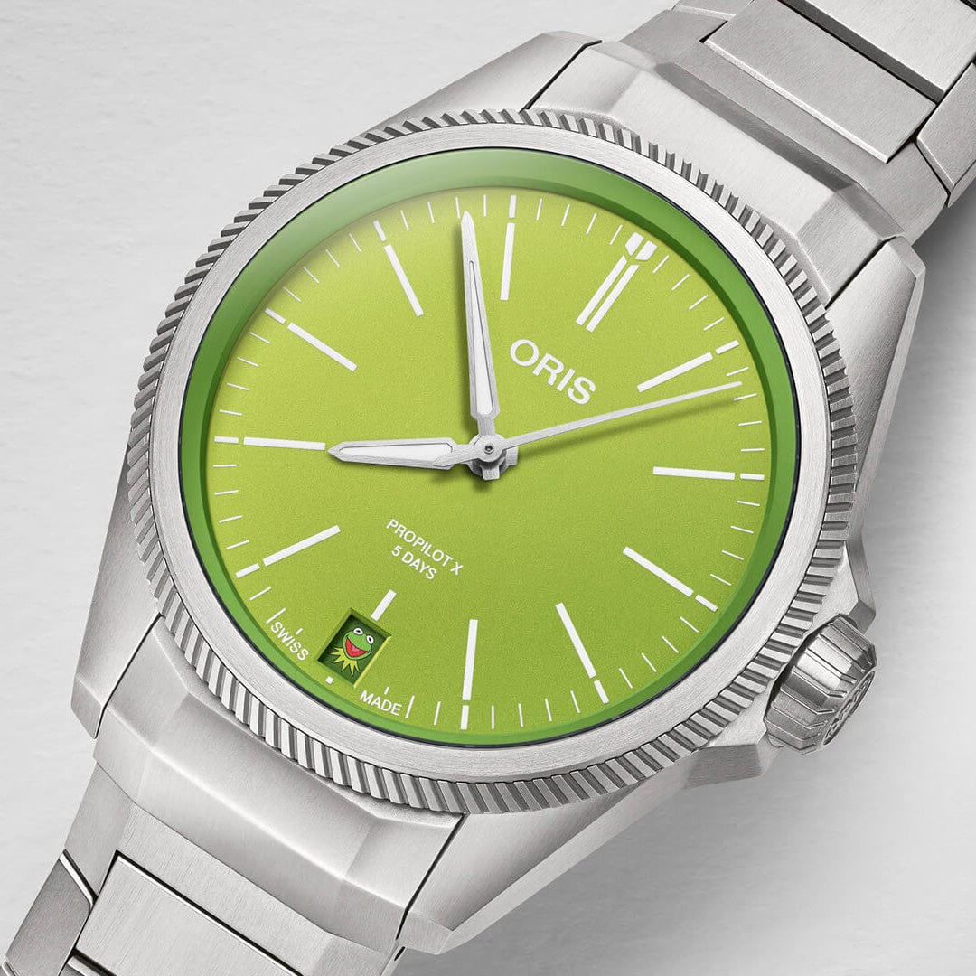 Oris Propilot X Kermit Edition