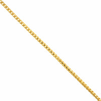 14K Yellow Gold Franco Chain Bracelet