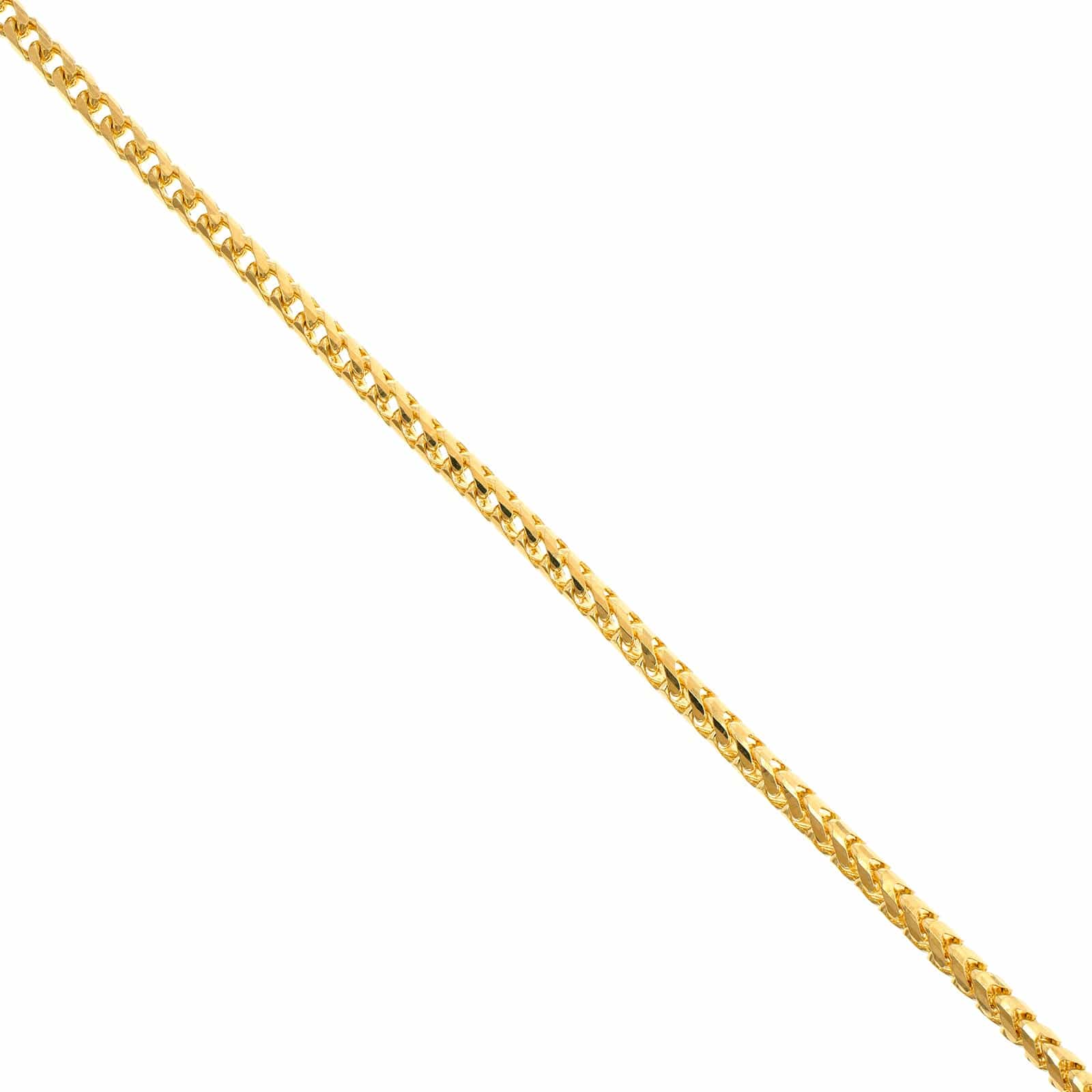 14K Yellow Gold Franco Chain Bracelet