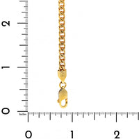 14K Yellow Gold Franco Chain Bracelet