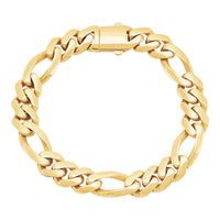 14K Yellow Gold Figaro Bracelet