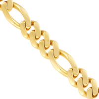 14K Yellow Gold Figaro Bracelet