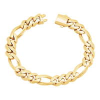 14K Yellow Gold Figaro Bracelet