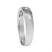 18K White Gold Bezel Set Diamond Ring