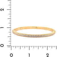 Zydo 18K Yellow Gold Single Row Diamond Stretch Bracelet
