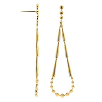 Etho Maria 18K Yellow Gold Teardrop and Bead Drop Earrings