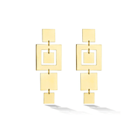 Cadar 18K Yellow Gold Foundation Drop Earring