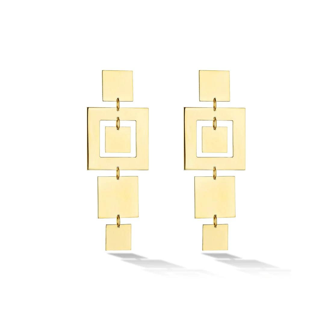 Cadar 18K Yellow Gold Foundation Drop Earring
