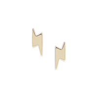 Anzie 14K Yellow Gold Lightning Bolt Stud Earrings