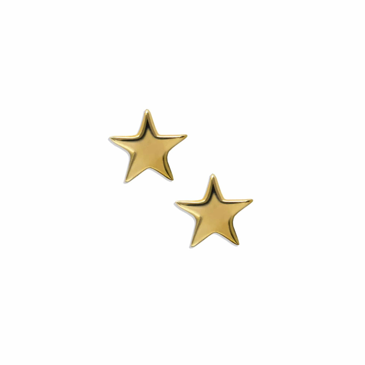 Anzie 14K Yellow Gold Star Stud Earrings