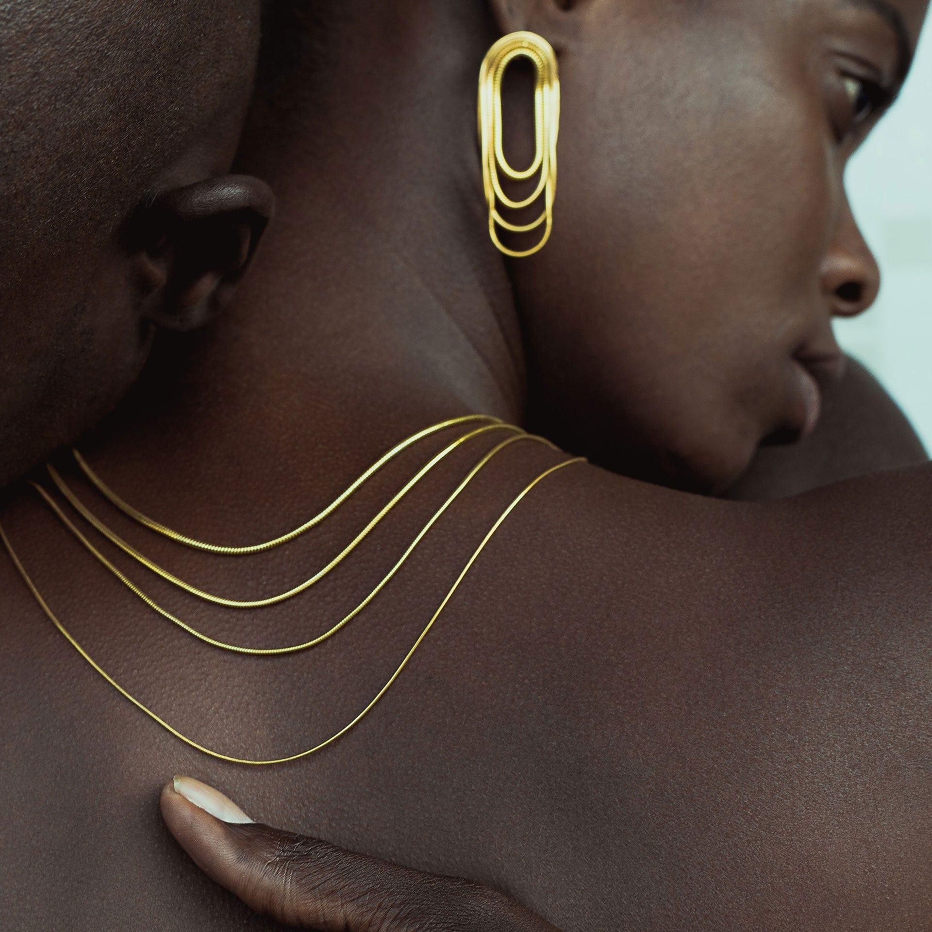 Fernando Jorge 18K Yellow Gold Multi Chain Earrings – Long's Jewelers