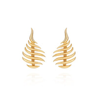 Fernando Jorge 18K Yellow Gold Mini Flame Earrings