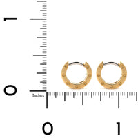 Roberto Coin 18K Yellow Gold Symphony Pois Moi Huggie Earrings