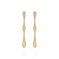 Fernando Jorge 18K Yellow Gold Fluid Drop Earrings