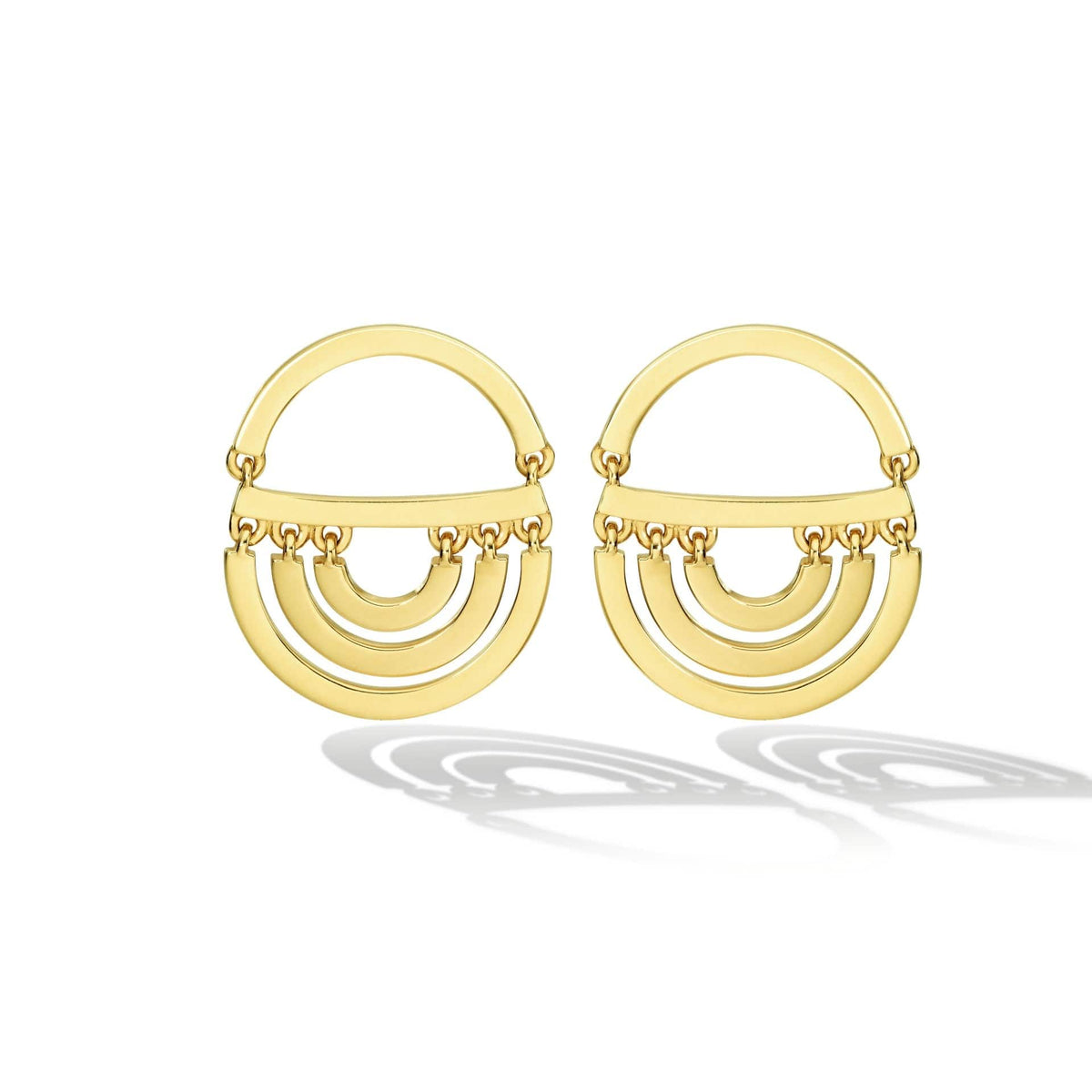 Cadar 18K Yellow Gold Twin Drop Earrings