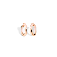 Vhernier 18K Rose Gold Olimpia Link Hoop Earrings