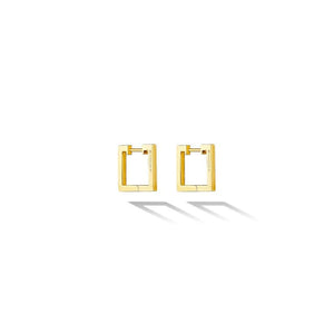 Cadar 18K Yellow Gold Foundation Square Hoop Earrings