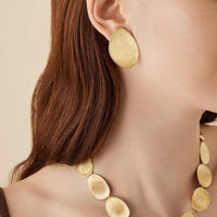 Marco Bicego 18K Yellow Gold Lunaria Large Stud Earrings