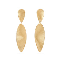 Marco Bicego 18K Yellow Gold Lunaria Twist Double Drop Earrings