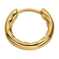 DY Mercer® Huggie Hoop Earrings 18K Yellow Gold, 12mm