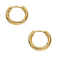DY Mercer® Huggie Hoop Earrings 18K Yellow Gold, 12mm