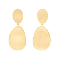 Marco Bicego 18K Yellow Gold Lunaria Double Drop Earrings