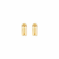 Fernando Jorge 18K Yellow Gold Small Doubled Hoop Earrings