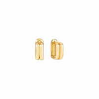 Fernando Jorge 18K Yellow Gold Small Doubled Hoop Earrings