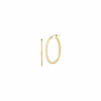 Roberto Coin 18K Yellow Gold Small Oval Hoop Earrings