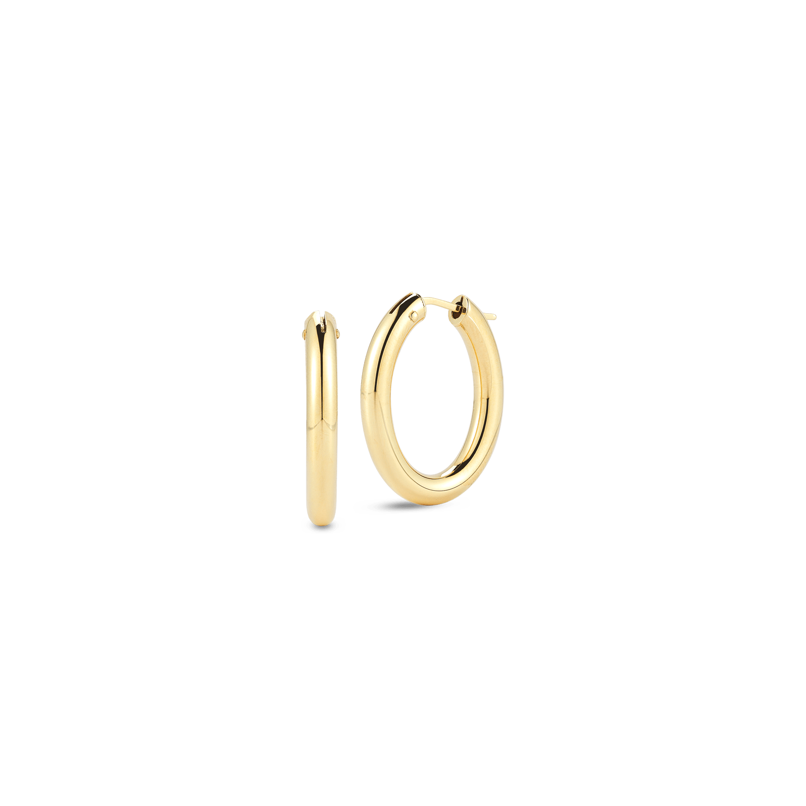 Roberto Coin 18K Yellow Gold Oval Hoop Earrings