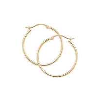 14K Yellow Gold Hoop Earrings