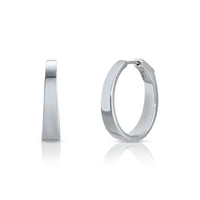 Anita Ko 18K White Gold Meryl Hoop Earrings