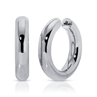 Anita Ko 18K White Gold Cosmo Hoop Earrings