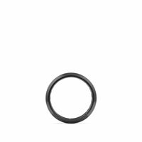 Beveled Band Ring in Black Titanium