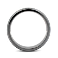 Grey Tantalum Band with Brushed Center